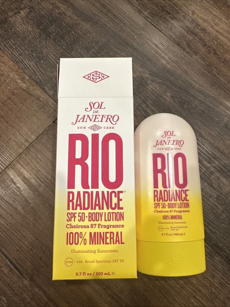 Sol de Janeiro Rio Radiance SPF 50 Body Lotion 200ml 6.7 Fl Oz New
