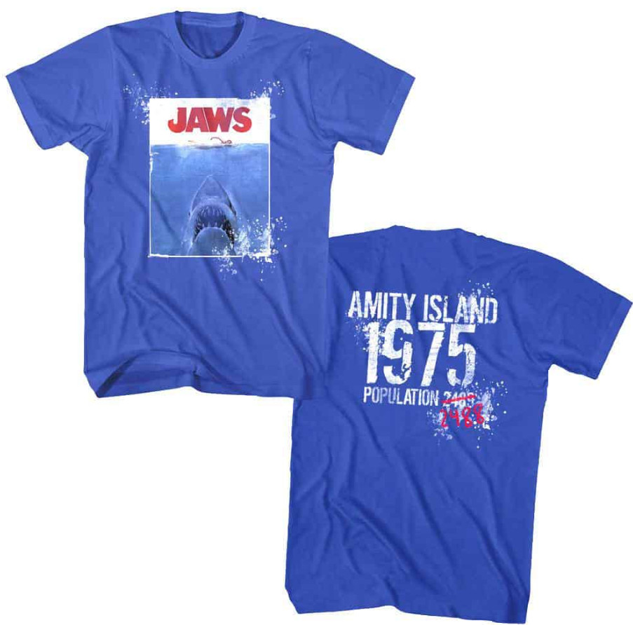 Jaws Amity Island Population 1975 T Shirt