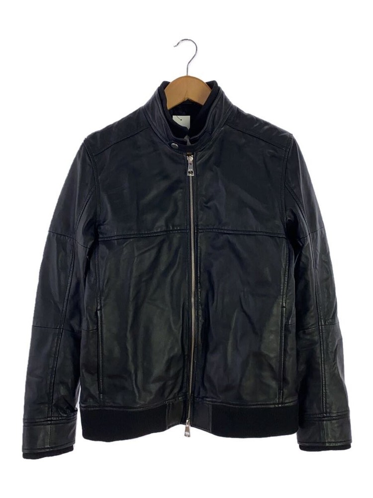 Akm Single Riders Jacket/M/Leather/Blk/Plain/Aso-921 11001