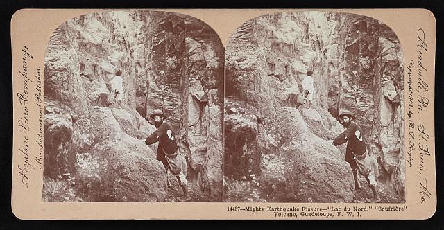 Guadeloupe Soufriere Volcano Earthquake Fissure 1903 Lac du Nord Eruption