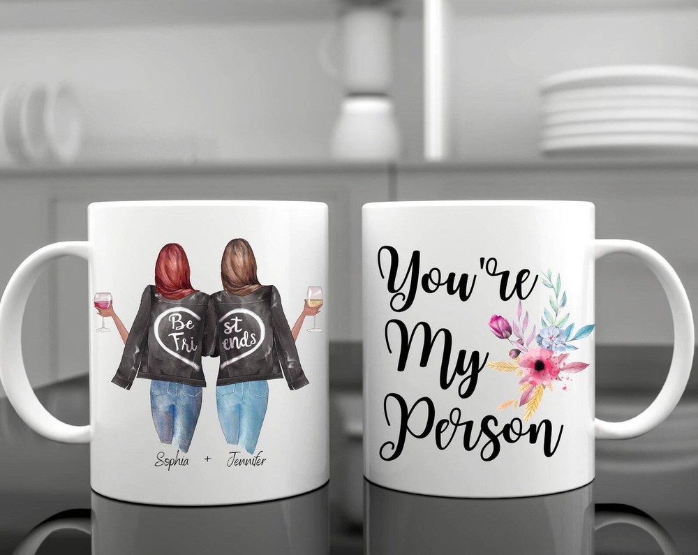 Friendship Mug You Are My Person Large Tea Cup Bff Mug Best Friends Mug Custom