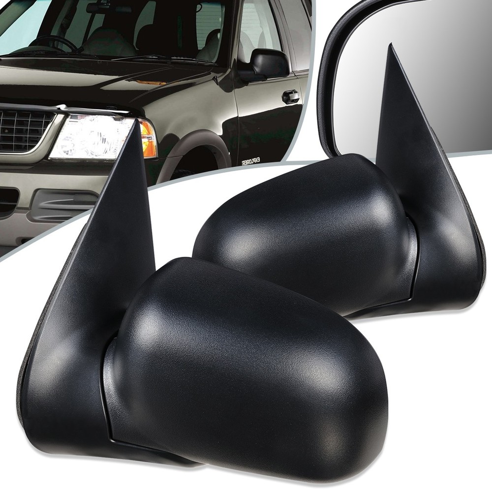 02-05 Ford Explorer Mountaineer Power Side Mirror Pair FO1320211 FO1321211