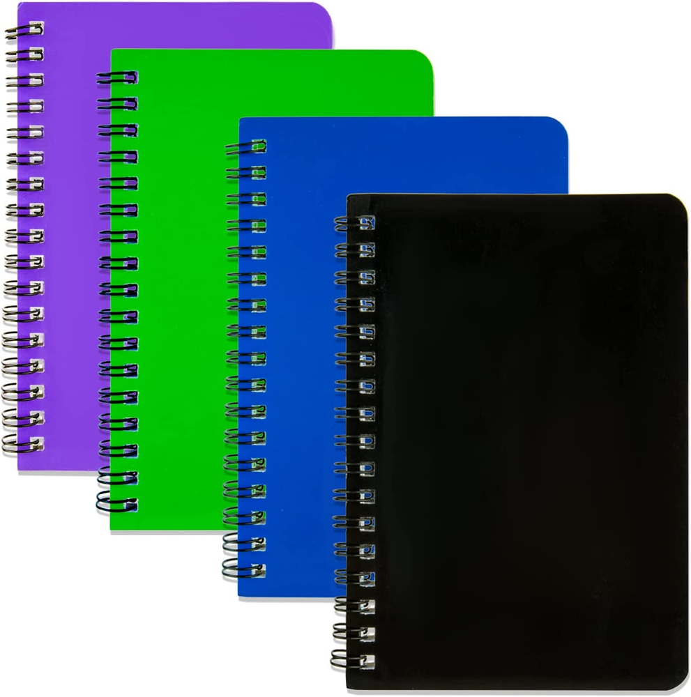 Spiral Notebook 4Pack Pocket Notebook 4.2