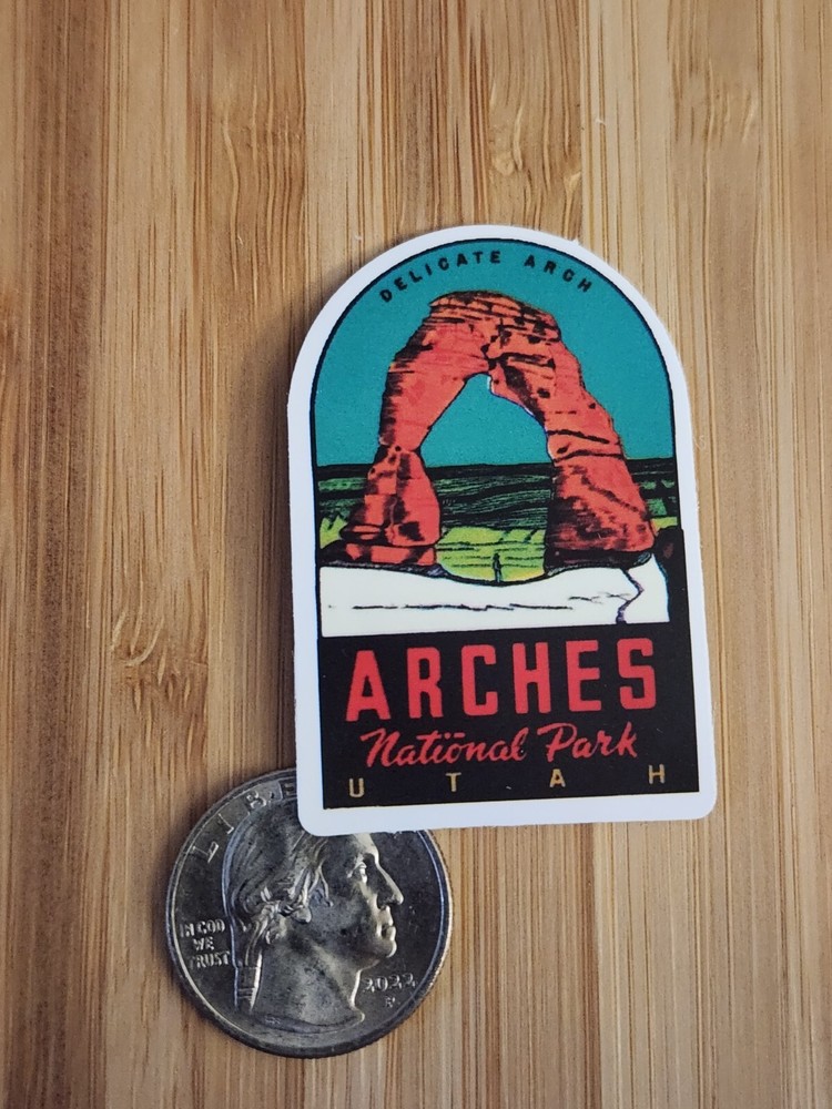 ARCHES NATIONAL PARK Sticker Utah Arches Decal Laptop Sticker Water Bottle