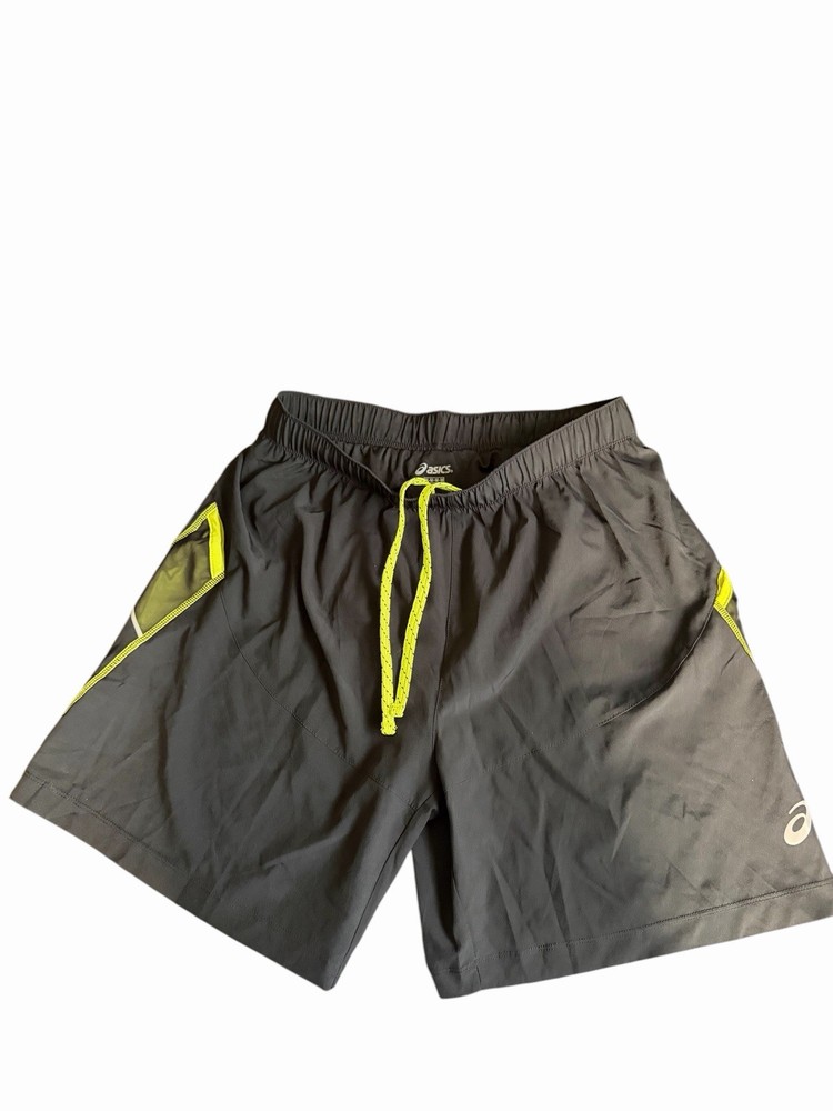 ASICS Men Black Running Gym Shorts Size Medium