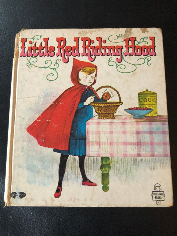Vintage Little Red Riding Hood 1964 Golden Tell-a-tale Book #2651