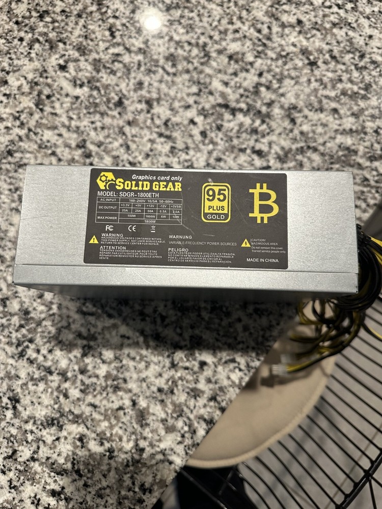 Solid Gear ATX Power Supply SDGR-1800ETH