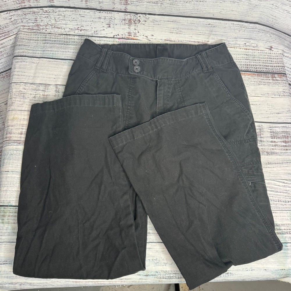 The North Face Black Cargo Wide-Leg Pants Size 8