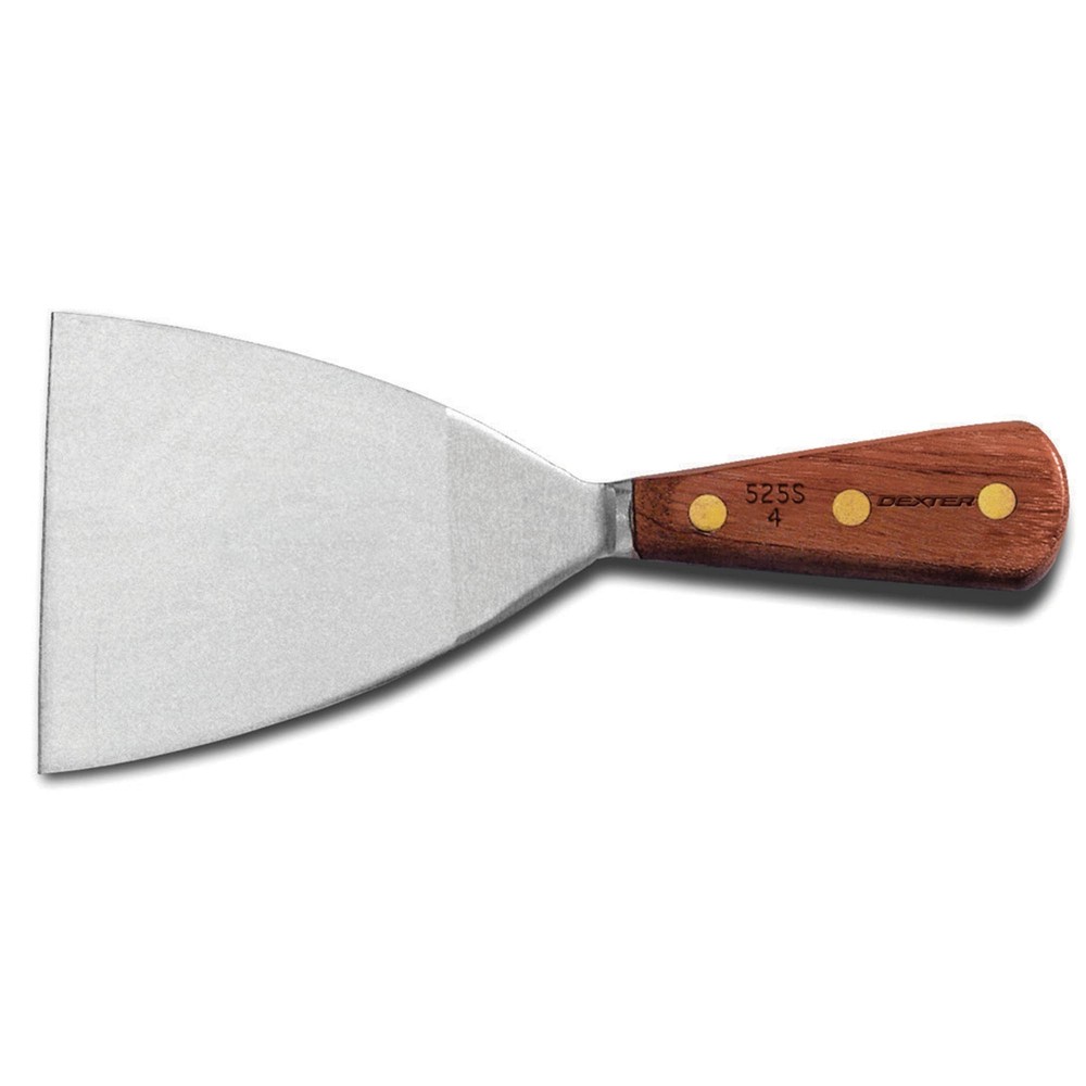 Dexter Russell 525S-4 High Carbon Wood Handle 4 Griddle Scraper