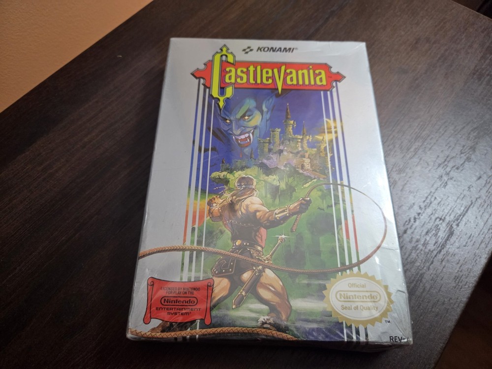Nes Castlevania New, Sealed, H-Seam