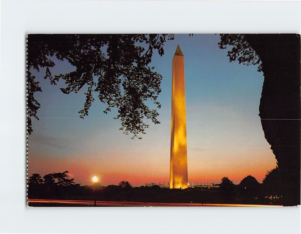 Postcard Washington Monument Washington DC USA