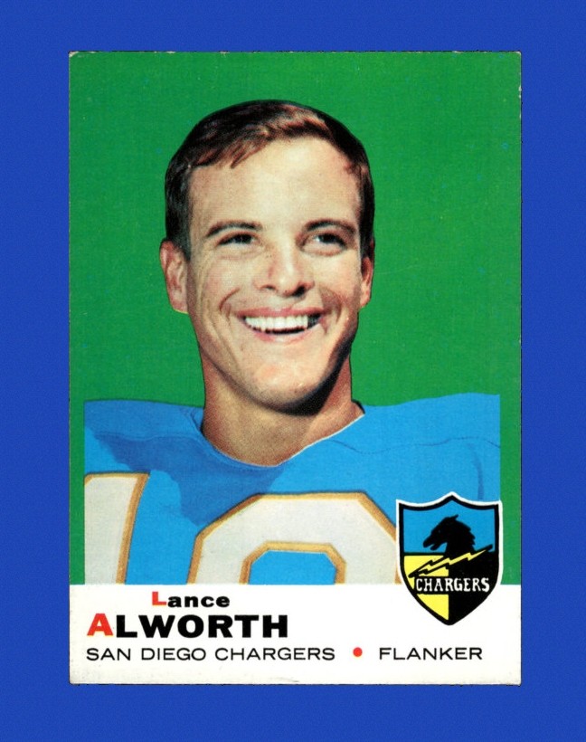 1969 Topps Set-Break # 69 Lance Alworth EX-EXMINT *GMCARDS*Consign with Greg Morris Cards