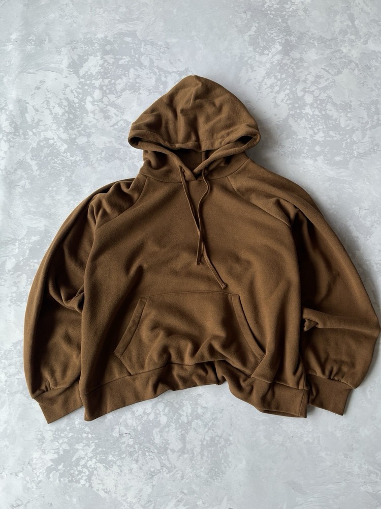 All Saints Long Sleeve Oversized Pullover Hoodie Women’s Size Large Brown