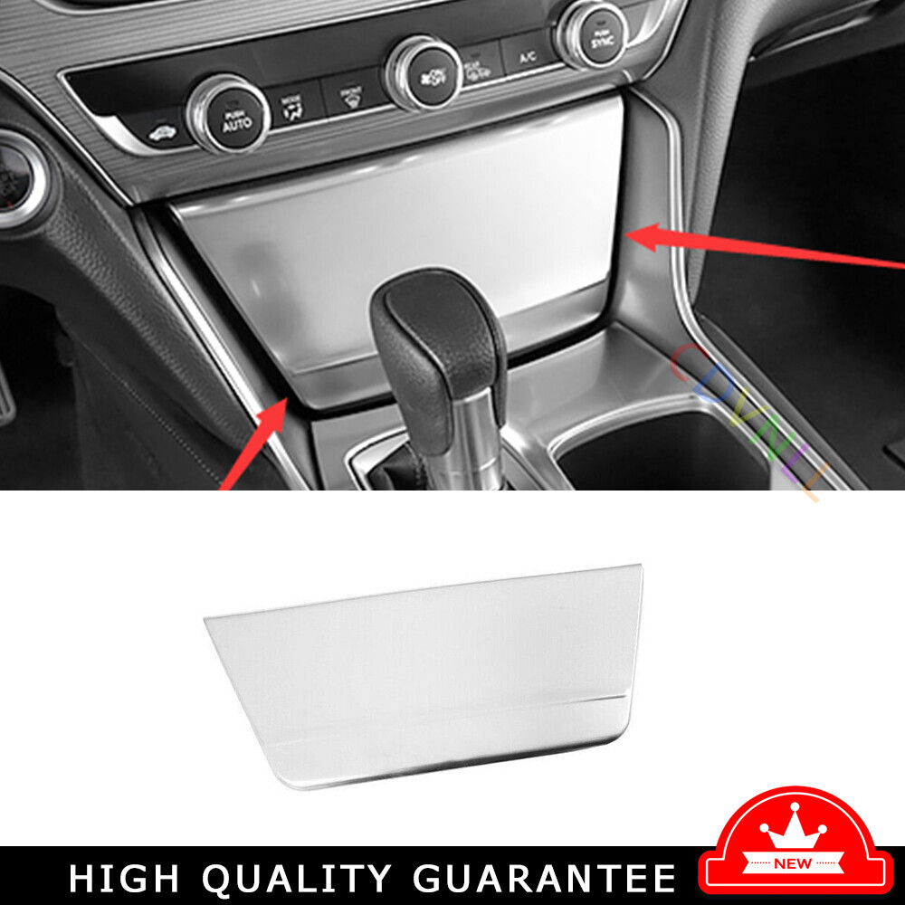 Console Cigarette Lighter Panel Trim For Honda Accord 2018-2022 Silver Titanium