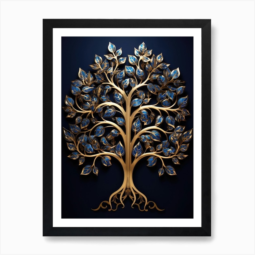 Tree of Life 4 Framed Canvas Wall Art Print Poster Picture  