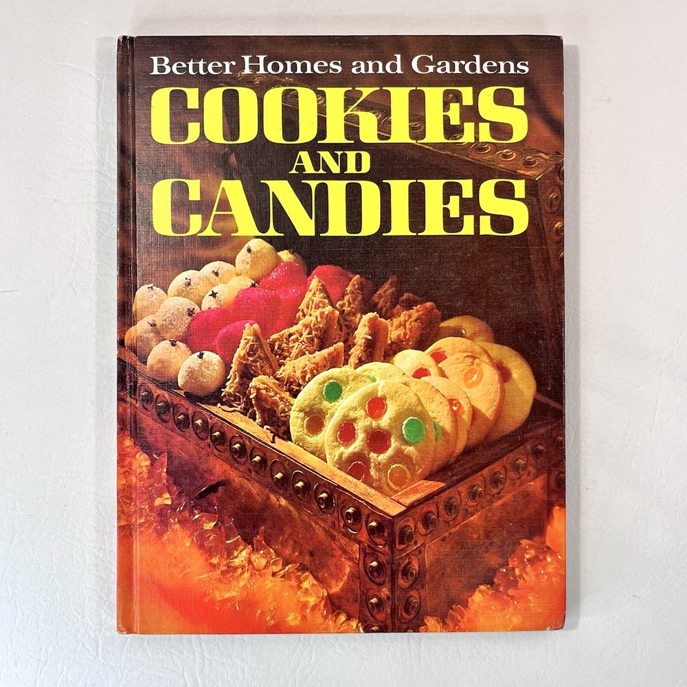 Vintage Better Homes & Gardens Cookies And Candies Cook Book Baking 1969