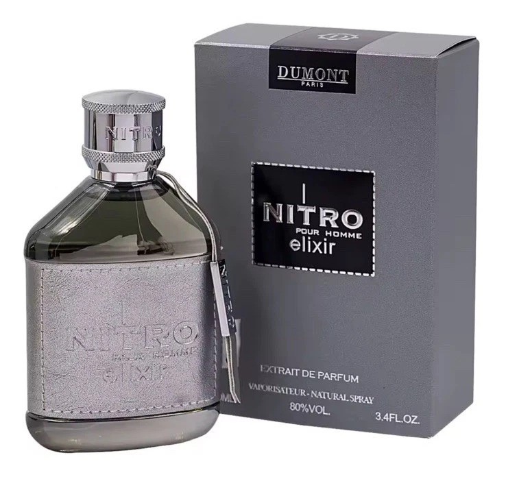 Dumont Nitro Elixir Pour Homme Extrait De Parfum for Men 3.4 fl oz New In Box