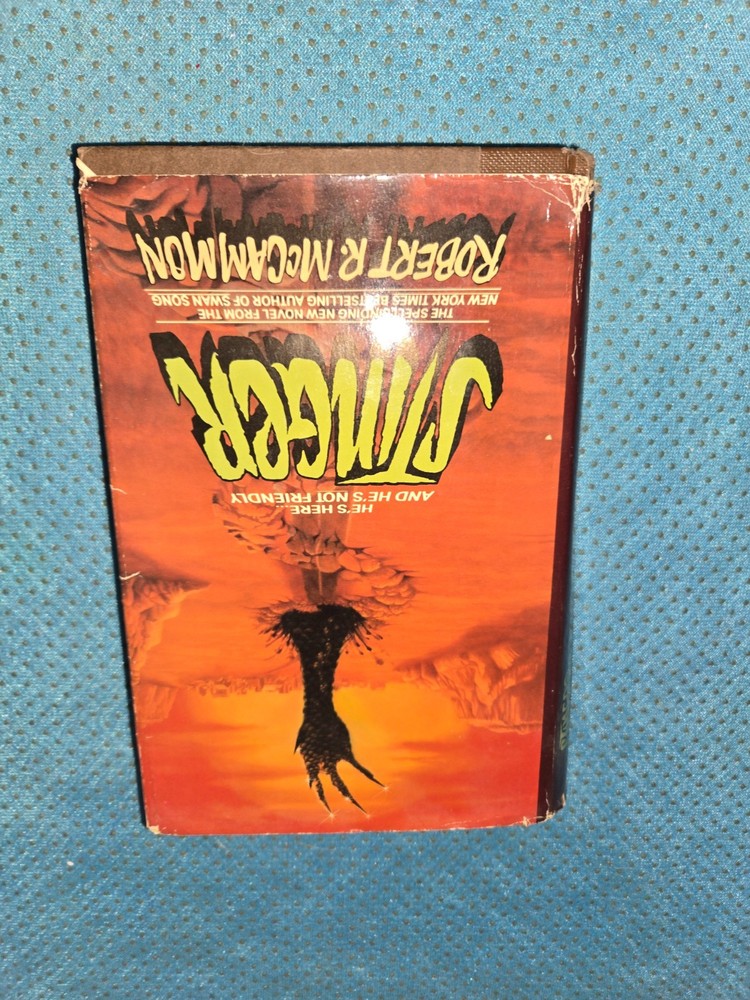 Stinger by Robert R. McCammon- 1987 Book Club hardcover edition