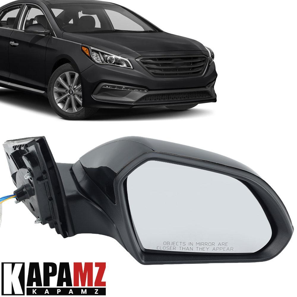 Right Passenger Side Mirror w/Heated For 2015-2019 Hyundai Sonata Manual Folding