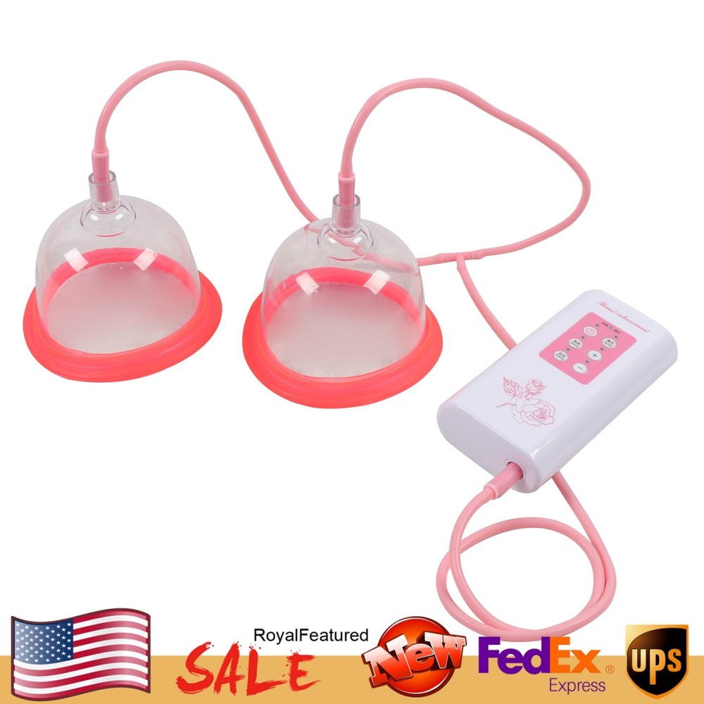 Electric Breast Pump Massager for Enlargement & Vacuum Therapy - B Cup