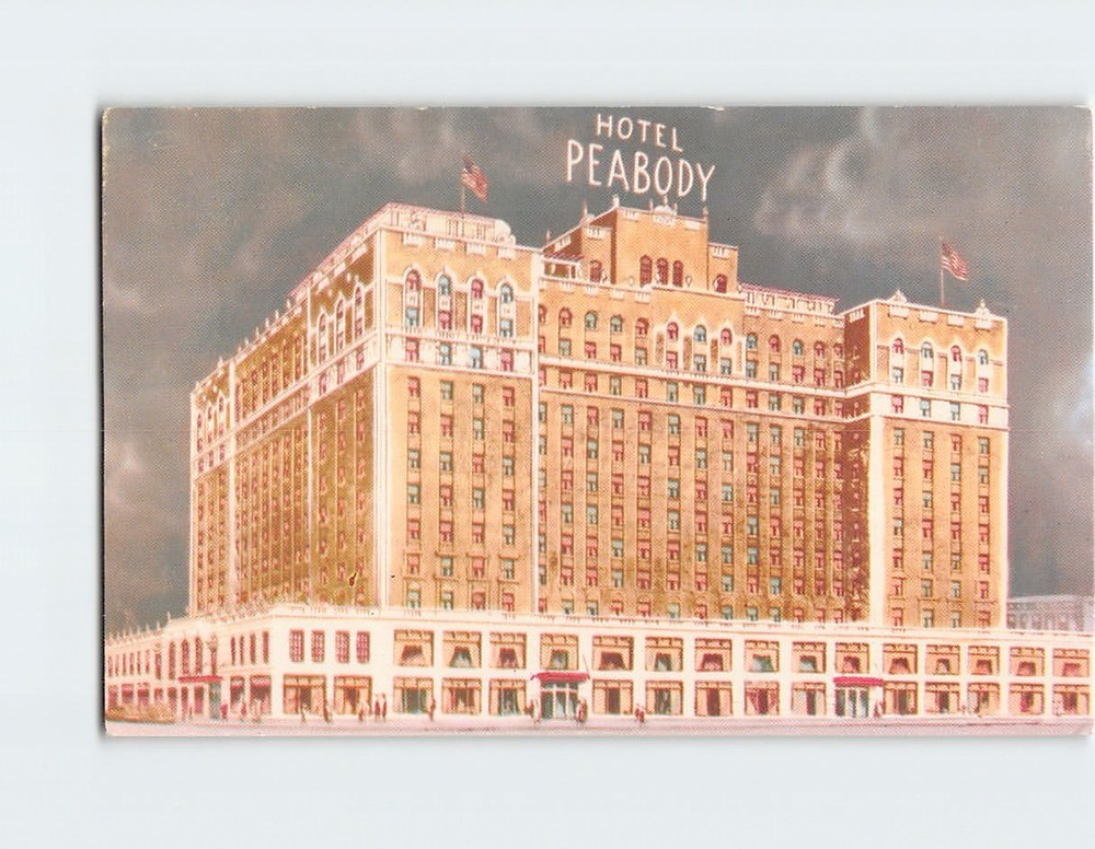 Postcard Hotel Peabody Memphis Tennessee USA