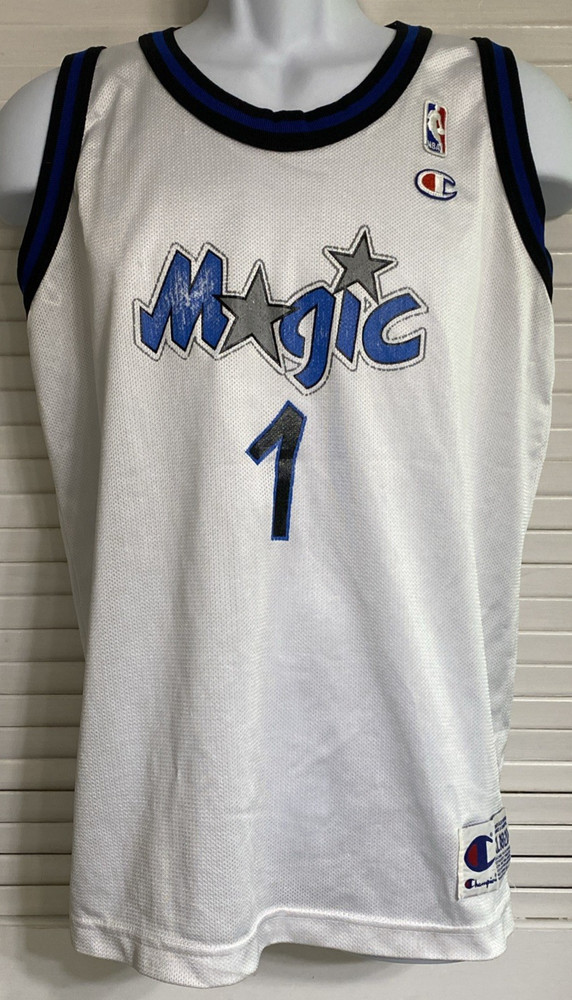 Vintage Champion Orlando Magic Penny Hardaway #1 Youth Jersey, XL 18-20, White