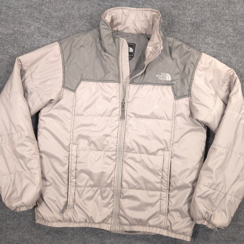 The North Face Jacket Mens Large Gray Lightweight Puffer Outdoor Hiking Casual