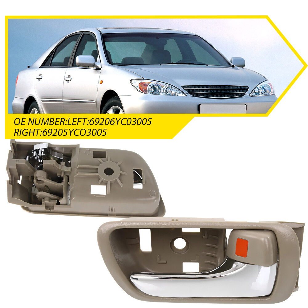 Inner Door LH Handle RH Armrest Beige Fits Toyota 05-06 Camry Base 02-06 Camry M