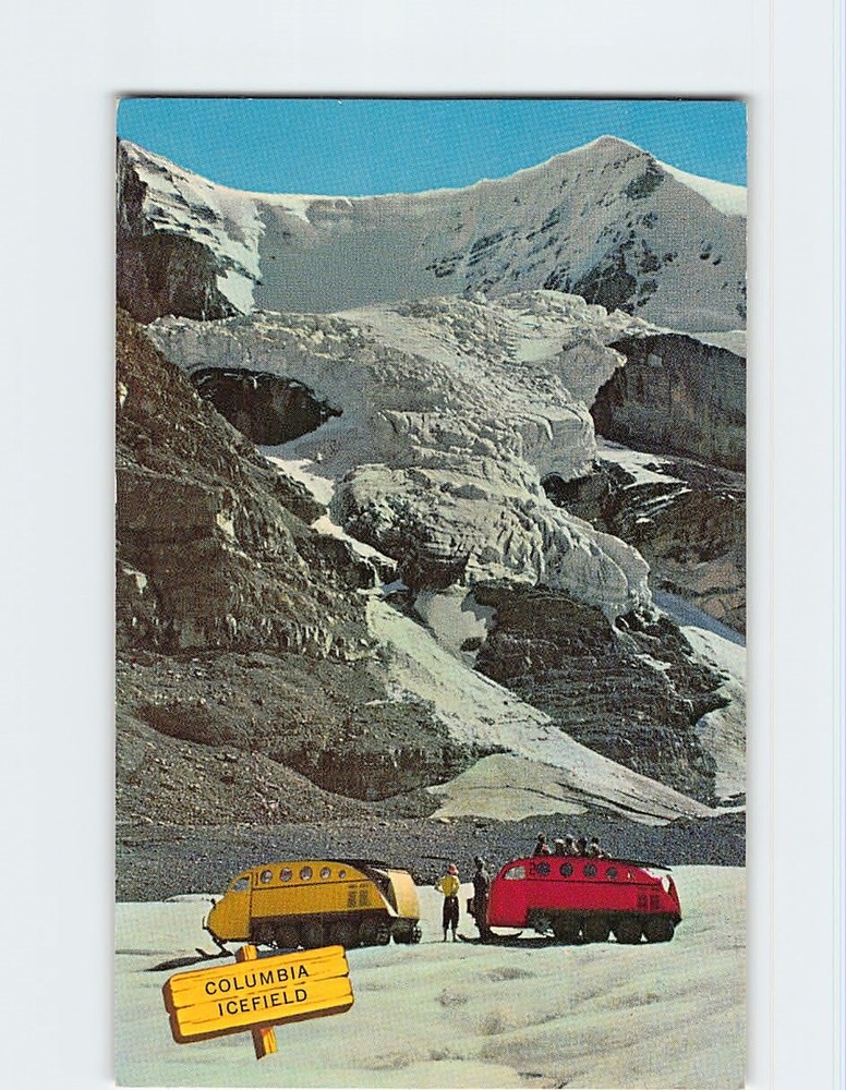 Postcard Columbia Icefield Mount Andromeda Canadian Rockies Canada