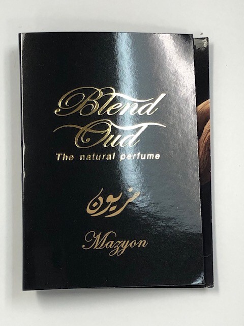 BLEND OUD  MAZYON The Natural Perfume 2ml EDP samples Niche SUPER Luxury RARE