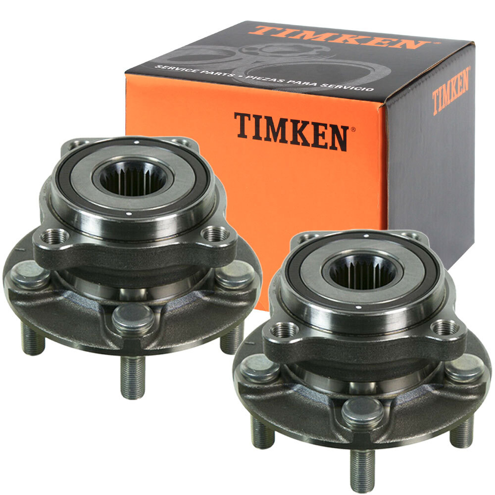 TIMKEN Front Wheel Bearing Hub Pair For Subaru WRX Impreza Forester Legacy 5-Lug