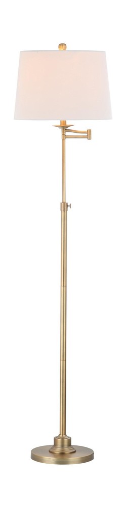 SAFAVIEH Lighting Collection Nadia Traditional Farmhouse Swivel Swing Arm Gol...
