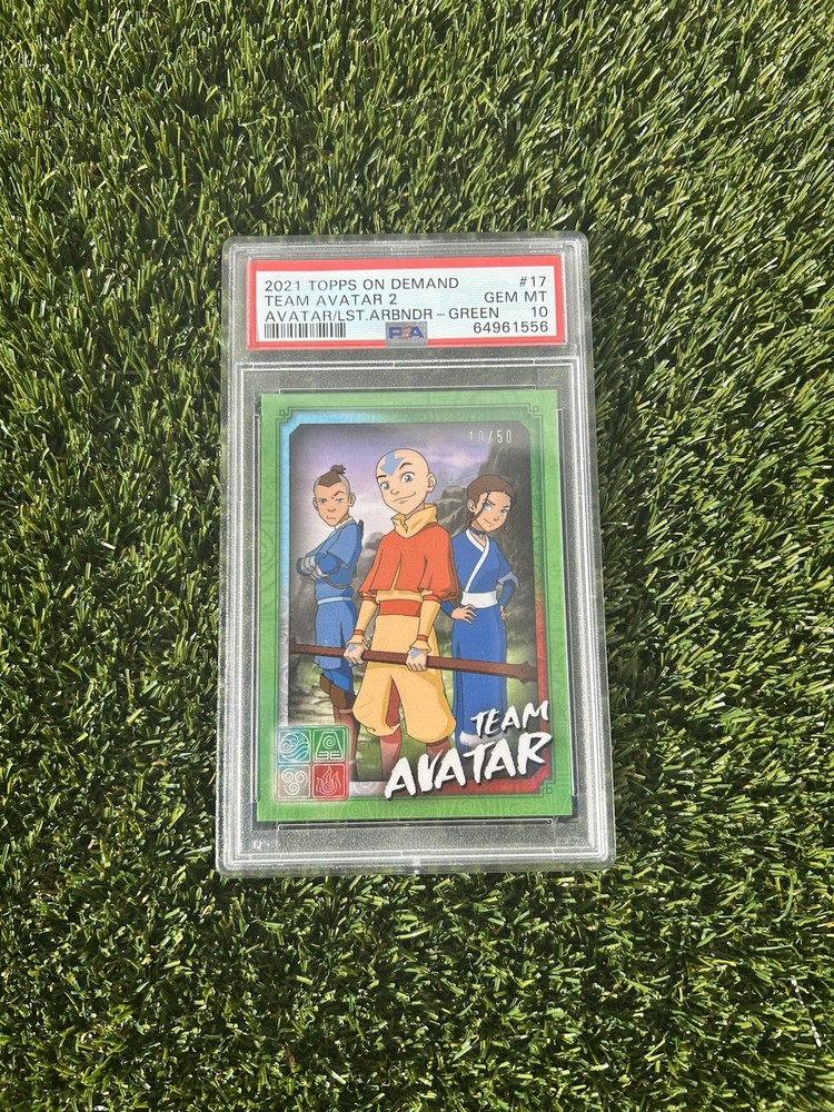 PSA 10 Topps On Demand Team Avatar #2 Green /50 Avatar The Last Airbender