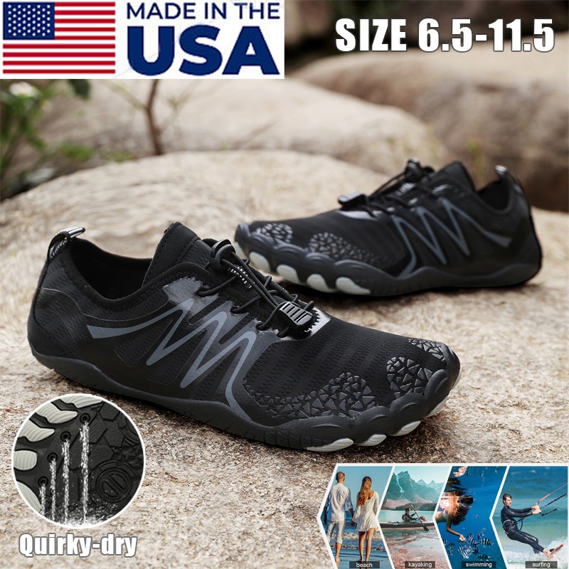 Men's Quick Dry Water Shoes Aqua Barefoot Exercise Shoes Surf Diving Beach Swim