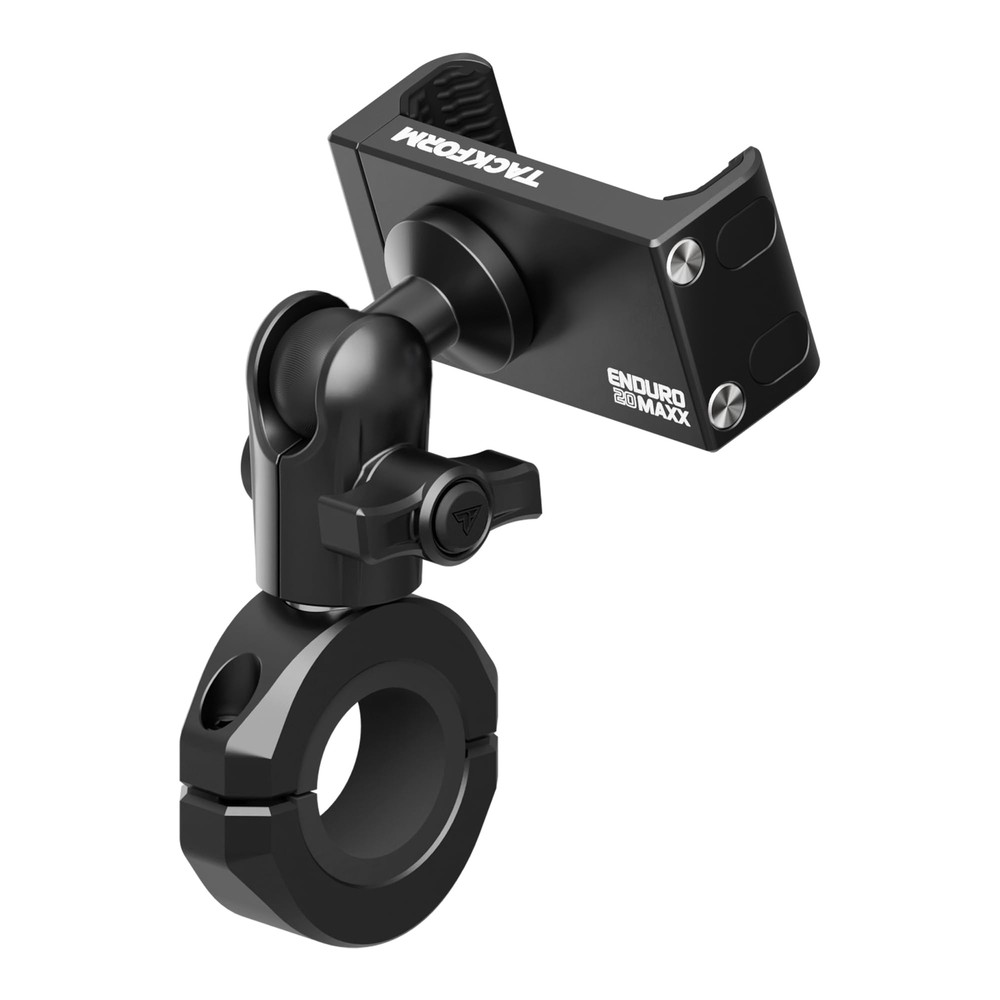 Black Motorcycle ALL METAL Phone Mount - 20MAXX Spring Cradle | BC3 Universal...