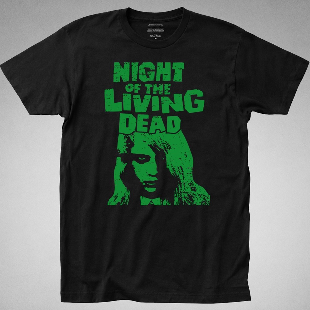 Night of the Living Dead Retro Zombie Horror T-Shirt Men's Casual Short Sleeve