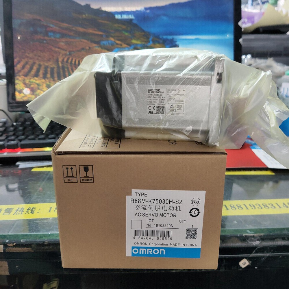 OMRON R88M-K75030H-S2 Servo Motor New R88MK75030HS2 Expedited Shipping 1PC