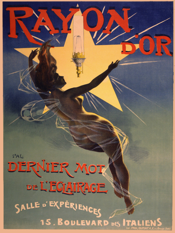 Vintage Art Deco POSTER.Home wall.Early Light.House Room Wall Decor.821