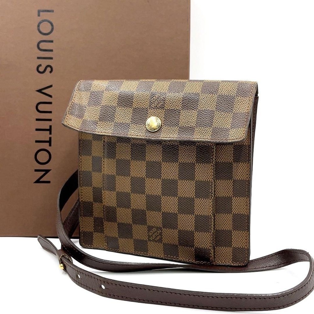 Louis Vuitton Damier Pimlico Shoulder Bag Authentic Used