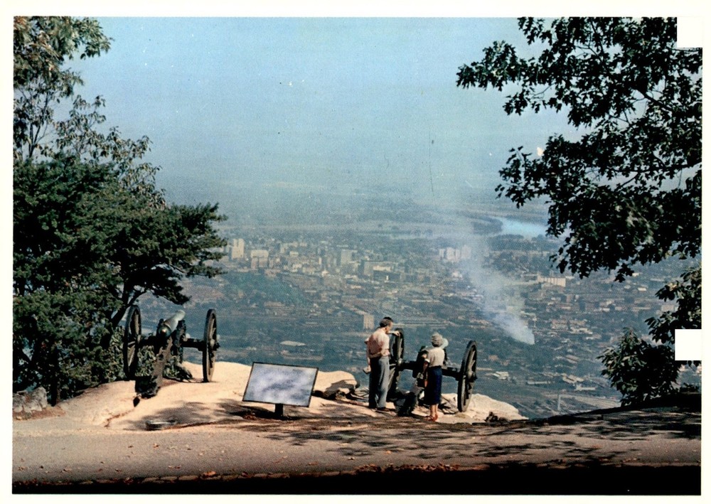 Panorama of Chattanooga, Tenn. from Point Park, Lookout Mountain, 1863 Postcard