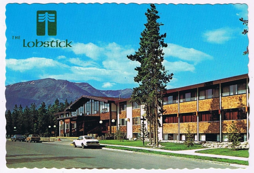 Postcard The Lobstick Lodge Jasper National Park Alberta Canadian Rockies