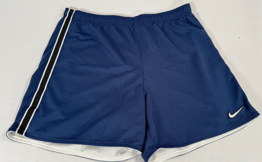 Nike Tempo Dri-FIT Running Shorts Women’s M Navy White Lined Mesh