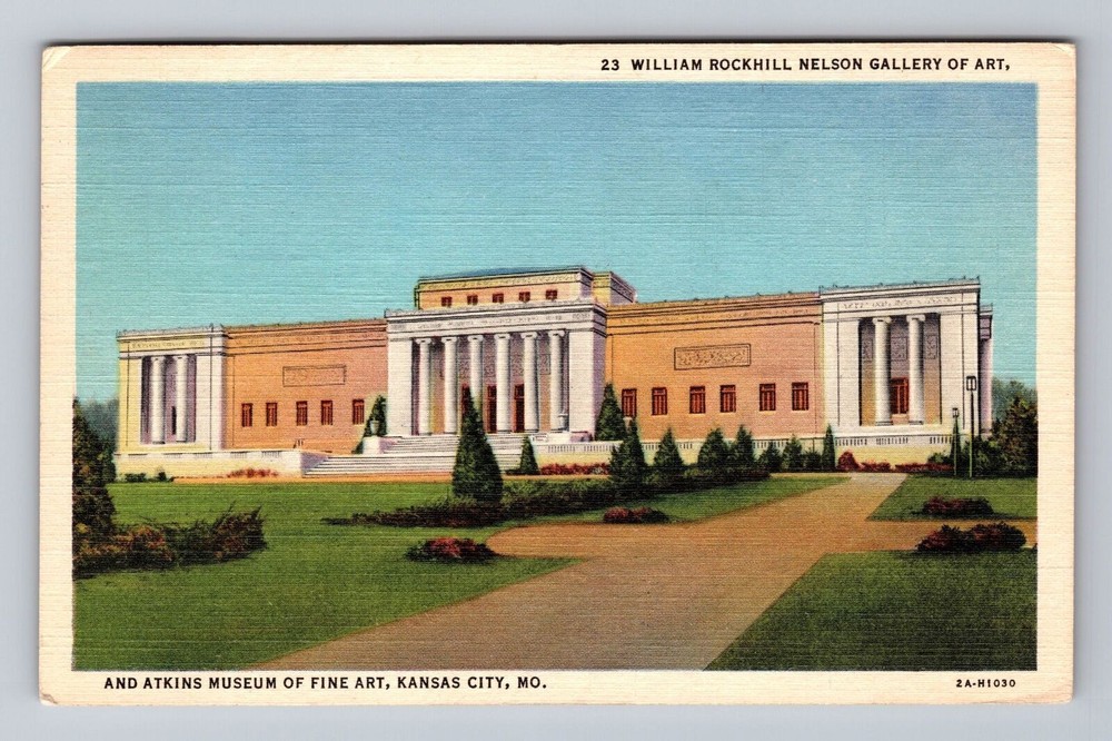 Missouri MO Kansas City William Rockhill Nelson Gallery Museum Vintage Postcard