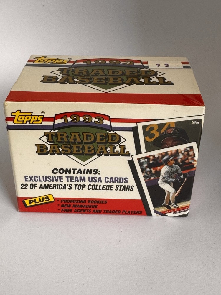 1993 Topps Traded Baseball Factory Sealed Set Complete 132-Card Lot Todd Helton