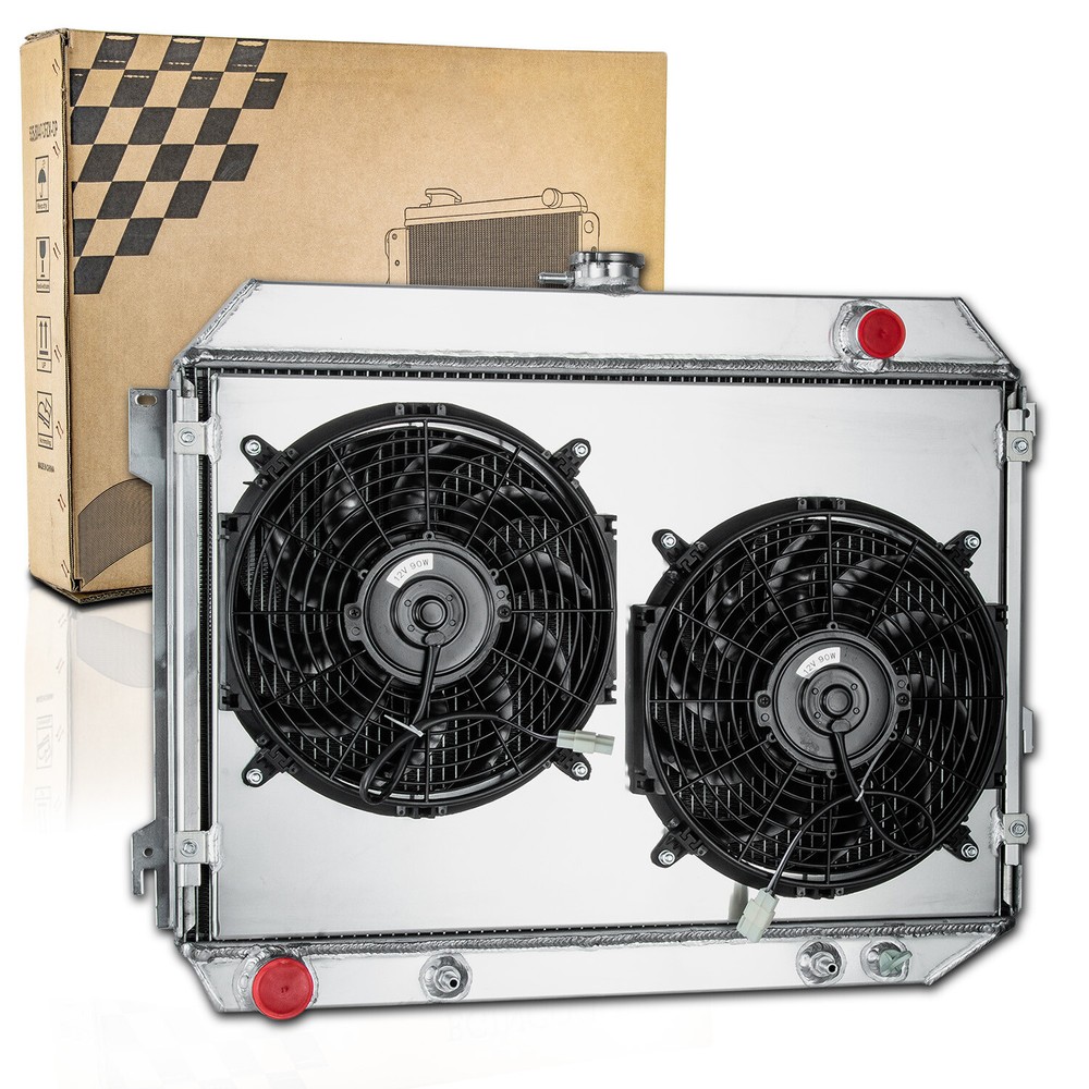 3 Row Radiator Shroud Fan For 1968-1974 Dodge Coronet Plymouth Satellite 5.2L AT