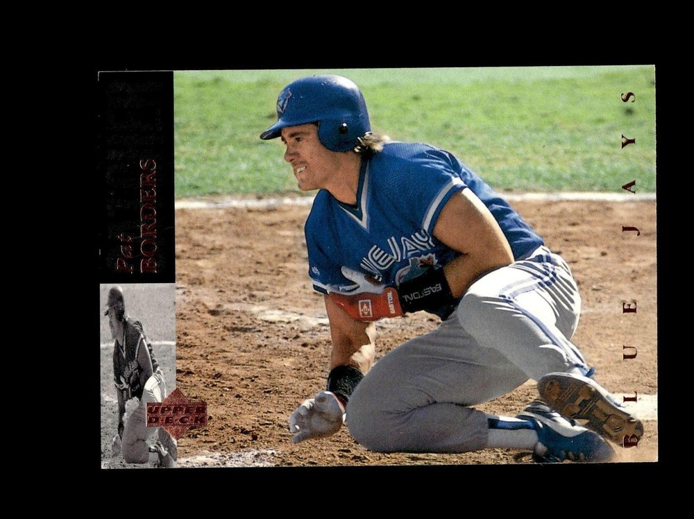 Upper Deck Pat Borders Toronto Blue Jays Baseball Card Near Mint or Better Condition