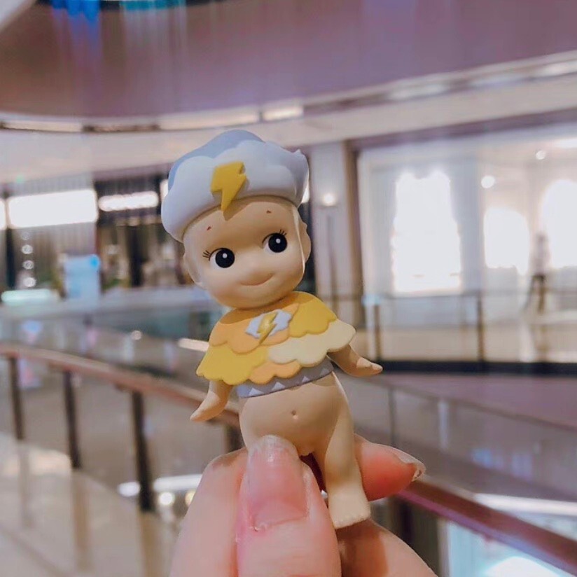 Authentic Sonny Angel 2017  Sky Color mini figure Thunder Designer toy