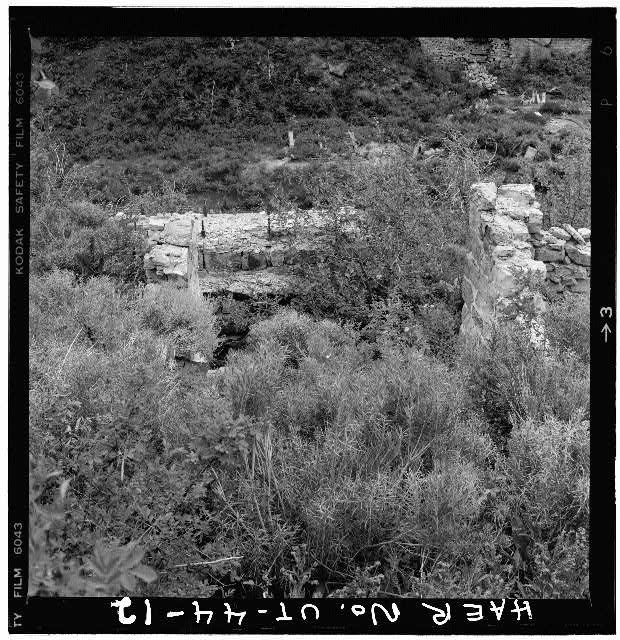 12. VIEW SHOWING FRONT MASONRY VENTILATION PORTAL, LOOKING SOUTHWEST - Winter