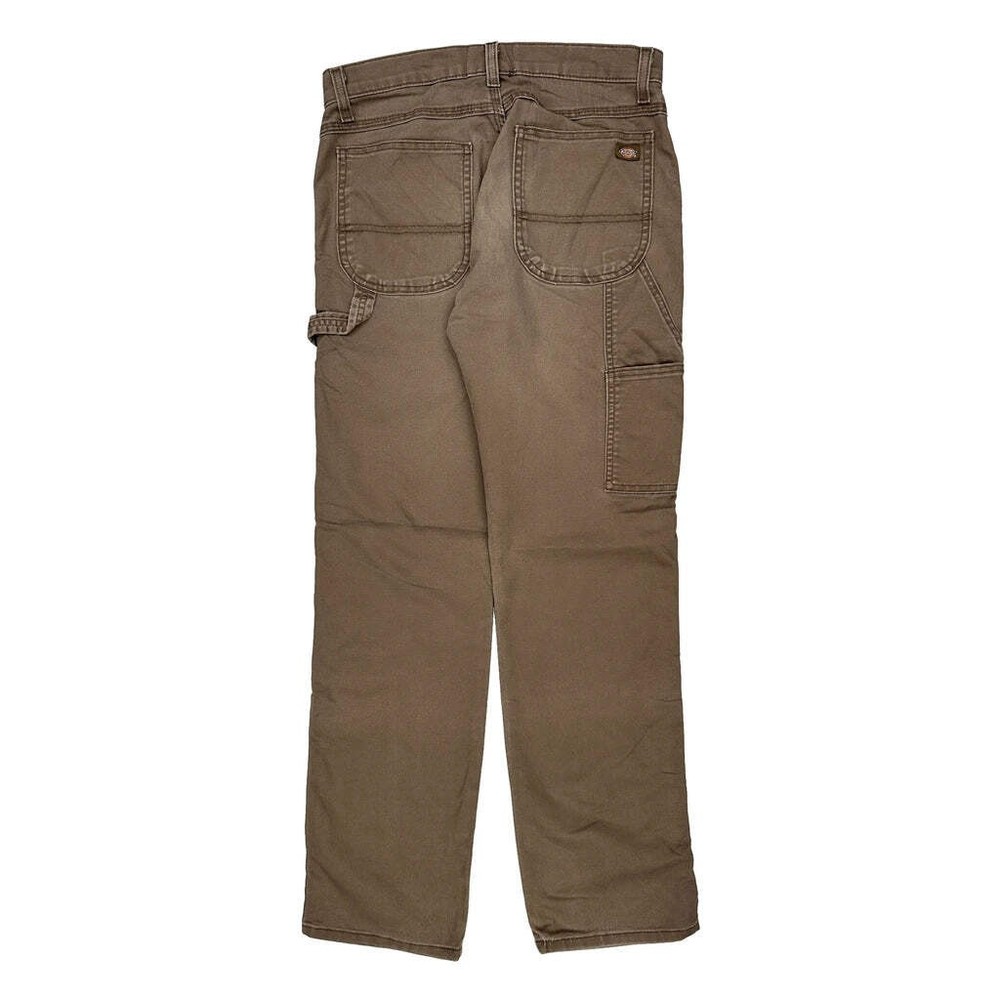Dickies Carpenter Pants - 32W 32L Brown Cotton Blend