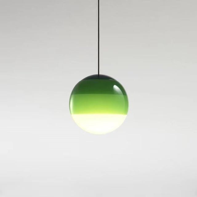 Nordic Glass Colorful Hanging Lamp Pendant Lights for Kitchen Island Room Ceilin